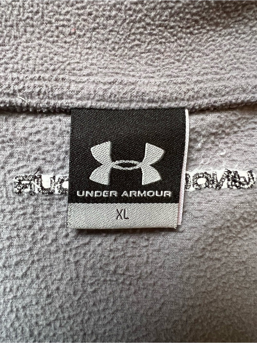 Under Armour Men's Quarter Zip Fleece Pullover Grey Size XL - Picture 4 of 6